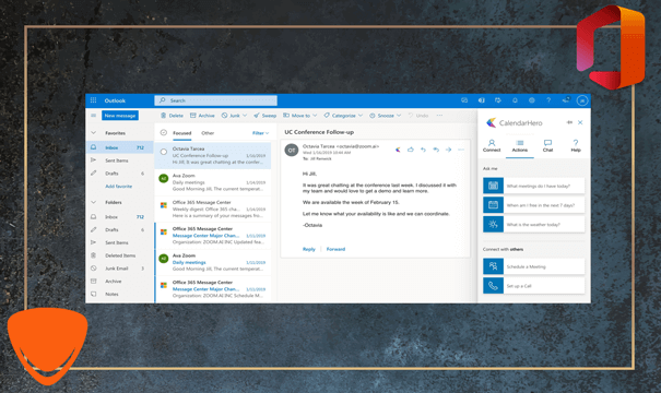 Instant Search and Translation in Outlook 2021