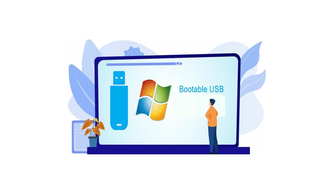 bootable USB flash drive