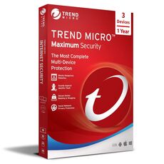 Trend Micro Maximum Security, Runtime: 1 Year, Device: 3 Devices, image 