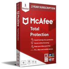 McAfee Total Protection 2022-2023, Runtime: 2 Years, Device: 1 Device, image 