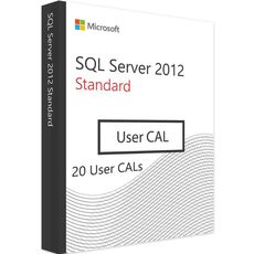 SQL server 2012 Standard - 20 User CALs, Client Access Licenses: 20 CALs, image 