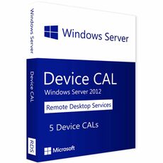 Windows Server 2012 RDS - 5 Device CALs