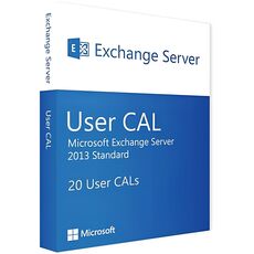Exchange Server 2013 Standard - 20 User CALs
