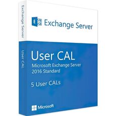 Exchange Server 2016 Standard - 5 User CALs