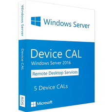 Windows Server 2016 RDS - 5 Device CALs