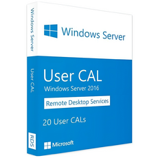 Windows server 2016 RDS - 20 User CALs