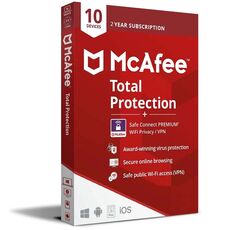 McAfee Total Protection with Safe Connect VPN 2023-2025