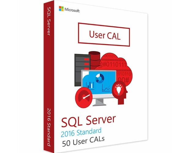 SQL Server Standard 2016 - 50 User CALs