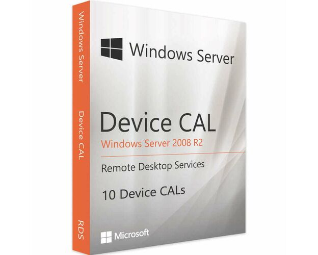 Windows Server 2008 R2 RDS - 10 Device CALs, Client Access Licenses: 10 CALs, image 