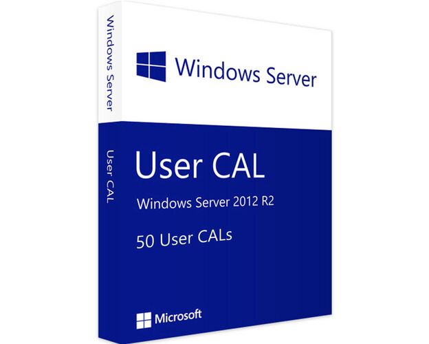 Windows Server 2012 R2 - 50 User CALs