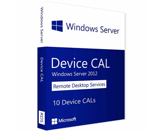 Windows Server 2012 RDS - 10 Device CALs, Client Access Licenses: 10 CALs, image 