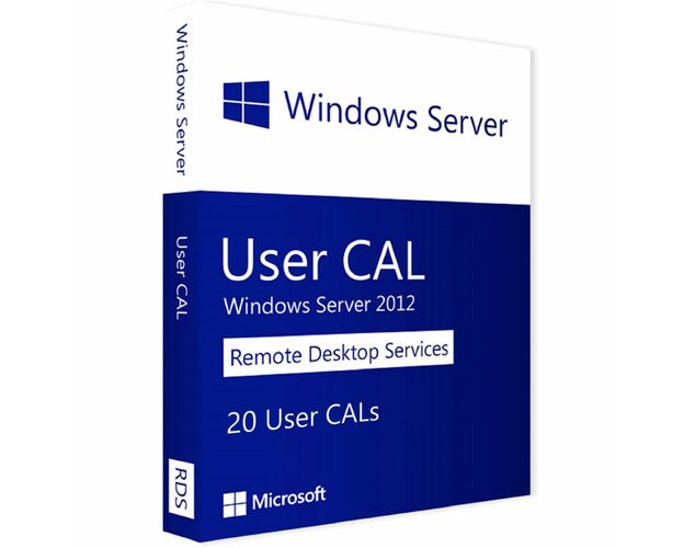 Windows Server 2012 RDS - 20 User CALs