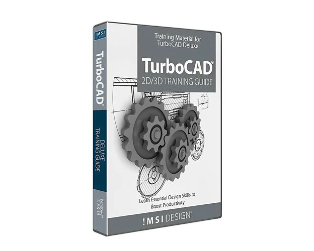 2D/3D Training TurboCAD Deluxe 2020, English