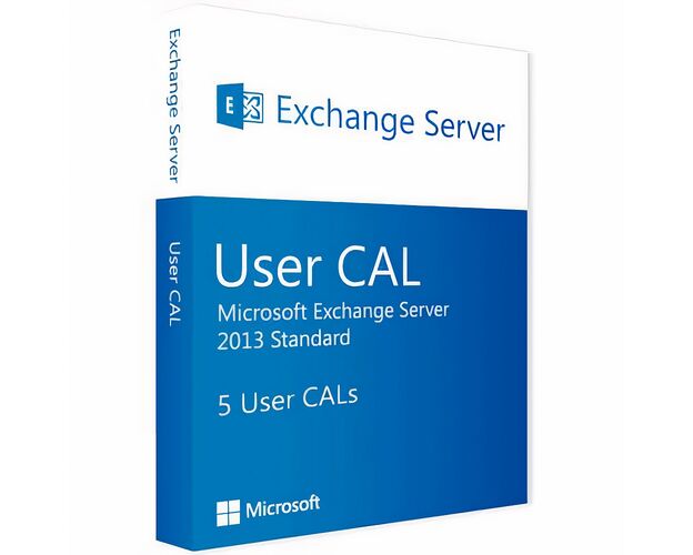 Exchange Server 2013 Standard - 5 User CALs