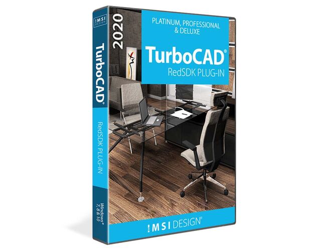 RedSDK Plug-in for TurboCAD 2020, English