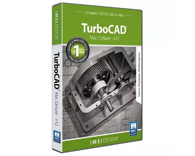 TurboCAD Mac Deluxe 2D/3D V12