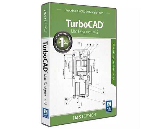 TurboCAD Mac Designer 2D V12