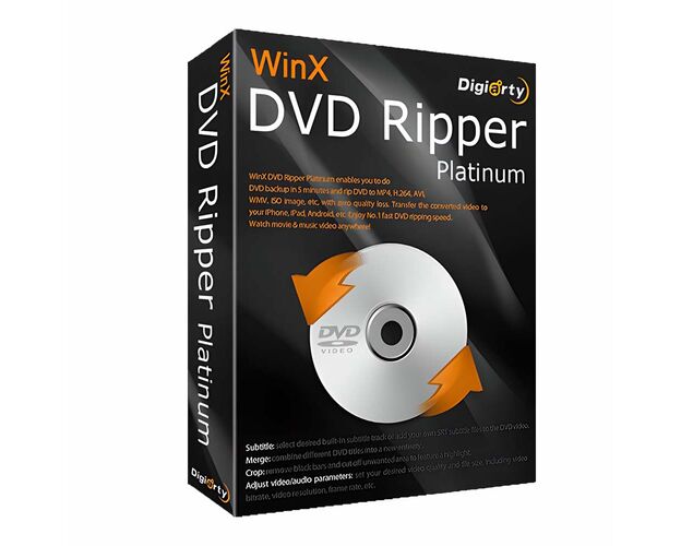 WinX DVD Ripper Platinum, Runtime: 1 year, image 