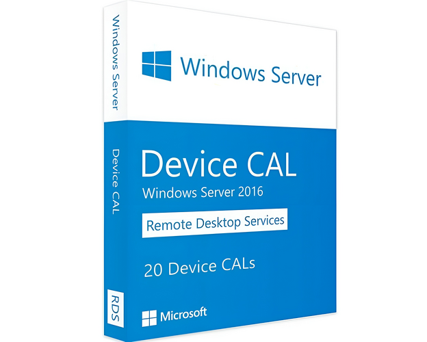Windows Server 2016 RDS - 20 Device CALs
