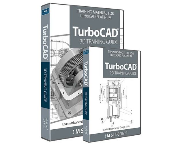 2D/3D Training Guide Bundle for TurboCAD