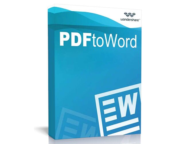 Wondershare PDF to Word Converter