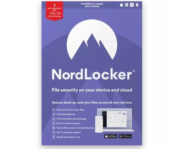 NordLocker, Cloud Storage: 2 TB, image 