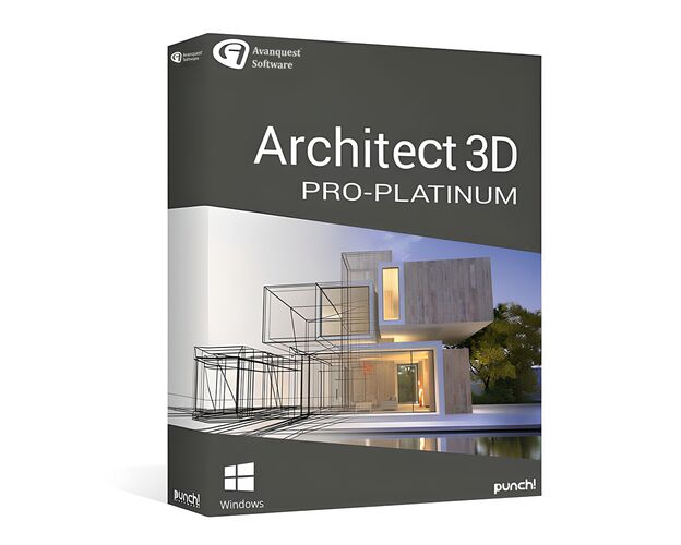 Avanquest Architect 3D 21 Pro-Platinum, Language: German, image 