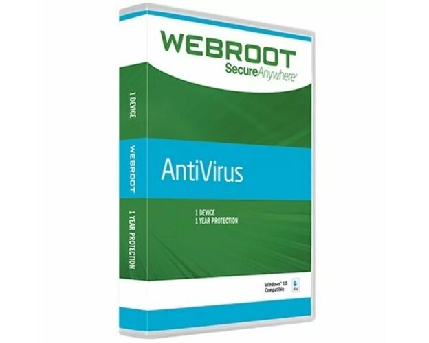 Webroot SecureAnywhere 2024-2025, Runtime: 1 Year, Device: 1 Device, image 