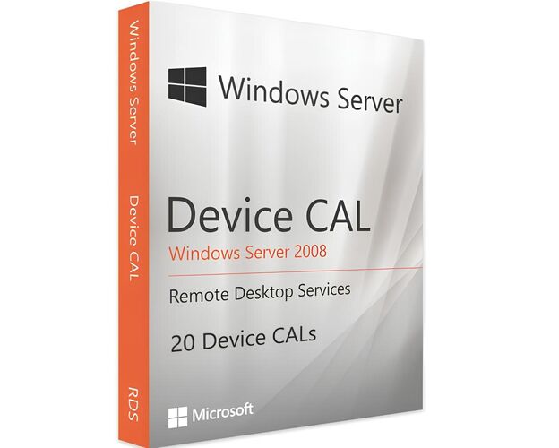 Windows Server 2008 RDS - 20 Device CALs
