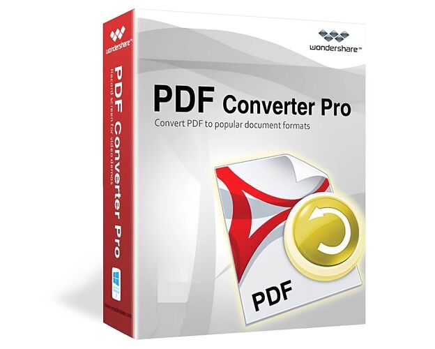 Wondershare PDF Converter Pro