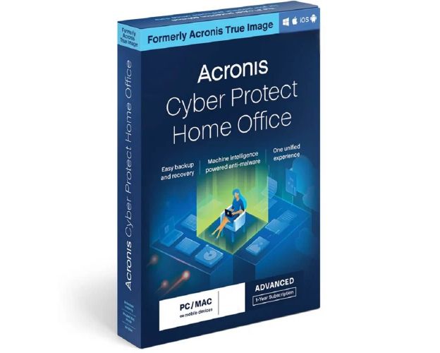 Acronis Cyber Protect Home Office Advanced 2025-2026, Devices: 1 Device, image 