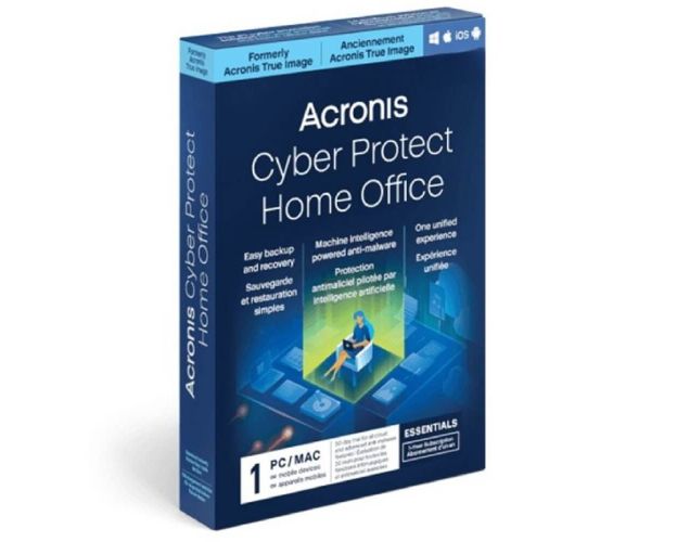 Acronis Cyber Protect Home Office Essentials 2024-2025, Devices: 5 Devices, Runtime: 1 Year, image 