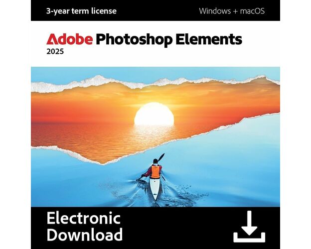 Adobe Photoshop Elements 2025, Type of license: New, Versions: Windows, image 